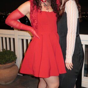 Baby Boo RUE MINI DRESS - RED